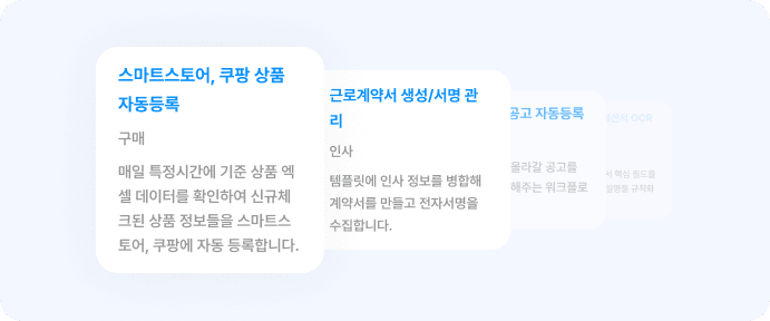 내장형/맞춤형 업무자동화 마켓